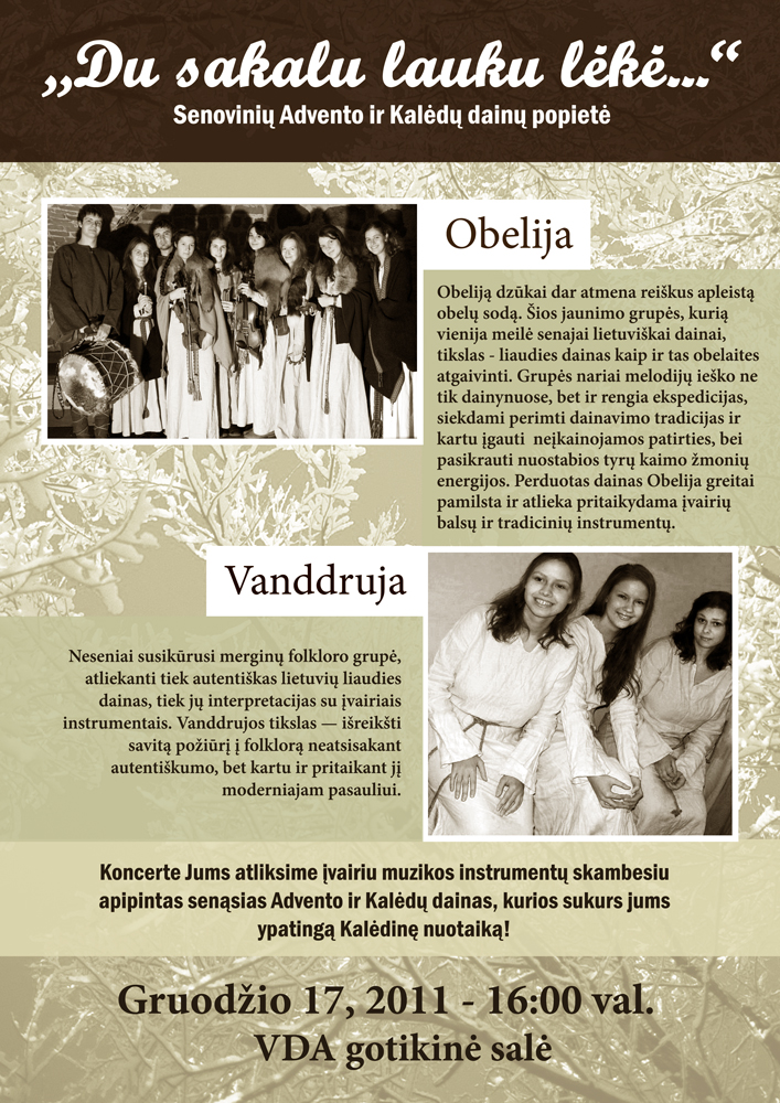 Koncertas - Obelija ir Vanddruja
