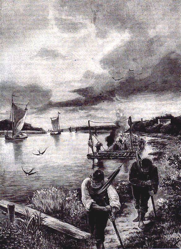 Dzimkai (rus. burliokai) Nemune, toliau – baidokai