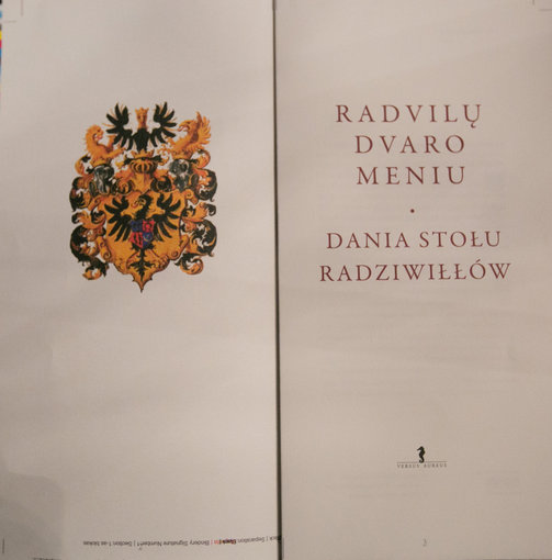 Juliaus Kalinsko/15min.lt nuotr./Knyga „Radvilų dvaro meniu“