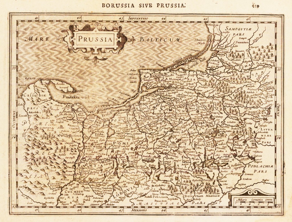 Borussia sive Prussia. Amsterdam, I.E. Cloppenburgh, 1630