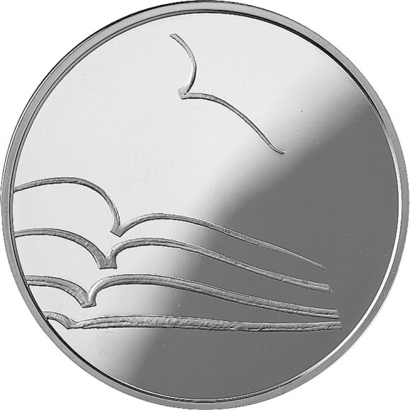 Lietuvos banko nuotr. / Moneta literatūrai (reversas )